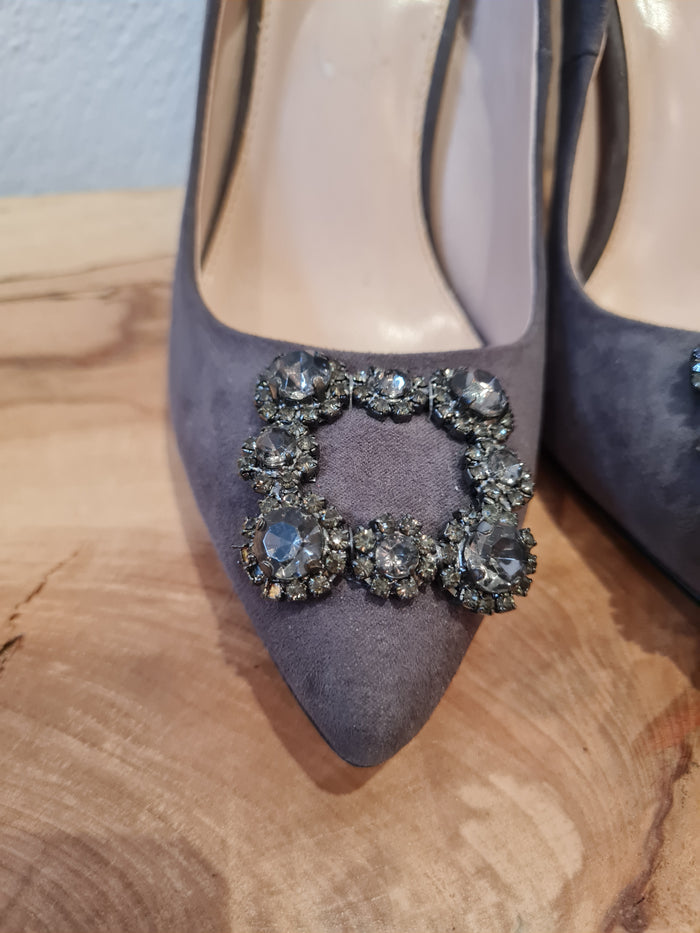 Carvela Grey Lotty Heels 5