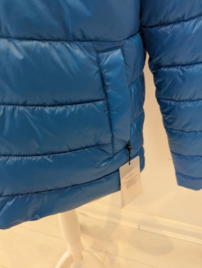 CC Heart Blue/Black Reversible Puffa 14 RRP £99