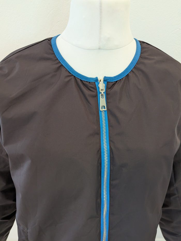 CC Heart Blue/Black Reversible Puffa 14 RRP £99
