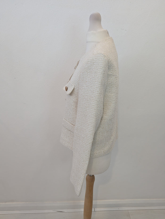 Charlotte Tess Cream Jacket S NWT