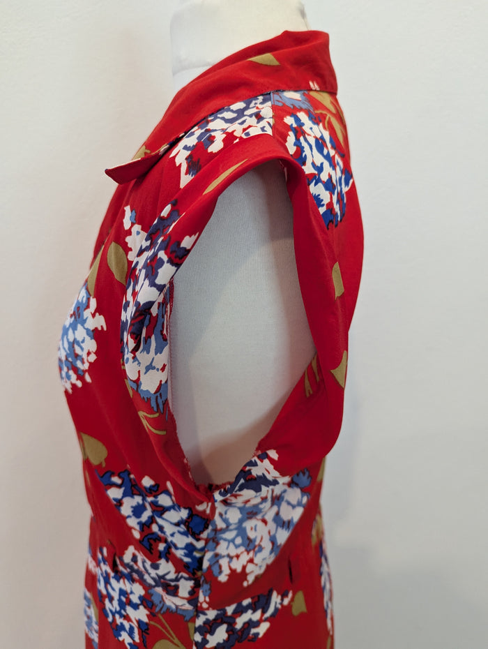 Chelsea Girl Red Floral Dress 10