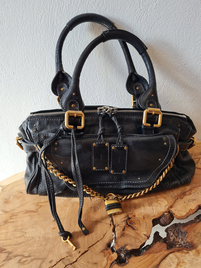 Chloe large black paddington