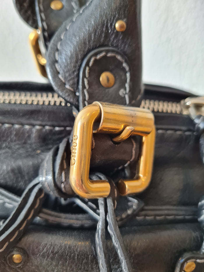 Chloe large black paddington
