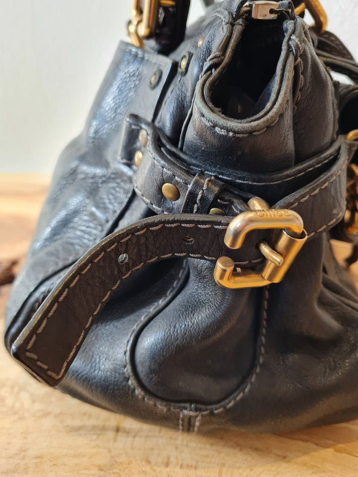 Chloe large black paddington