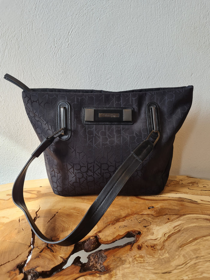 CK Canvas Black shoulder bag