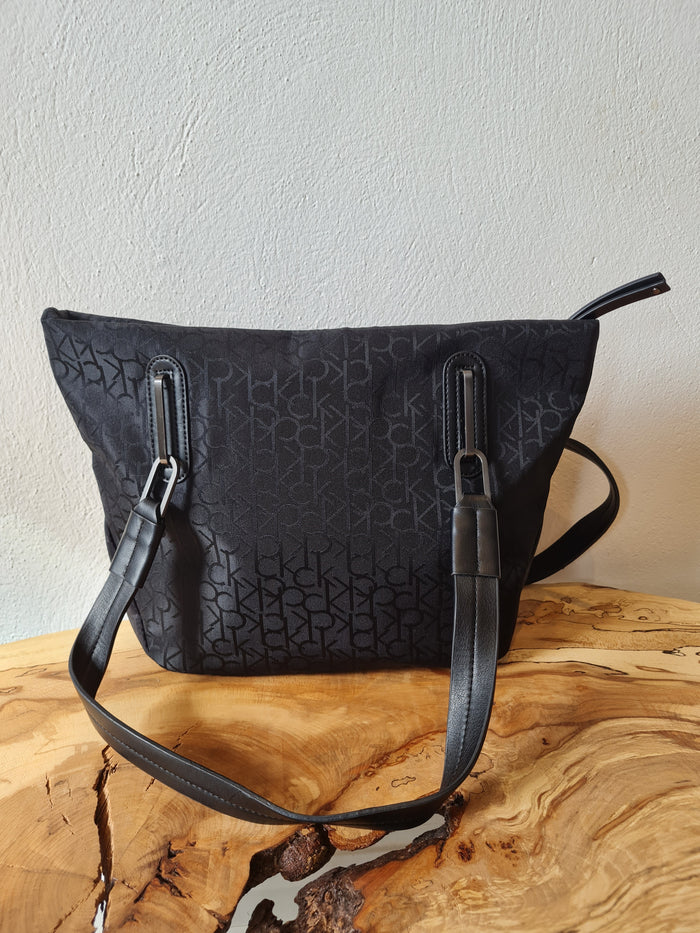 CK Canvas Black shoulder bag