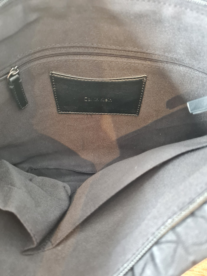 CK Canvas Black shoulder bag