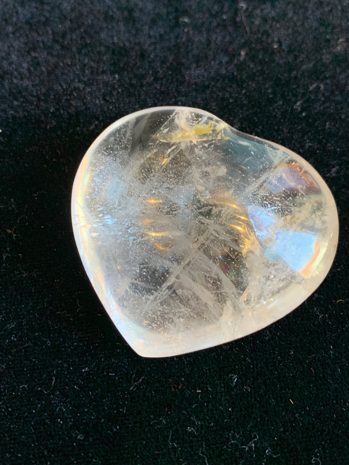Clear Quartz Heart