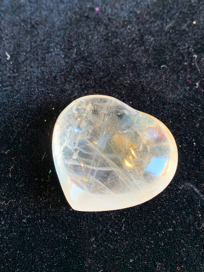 Clear Quartz Heart