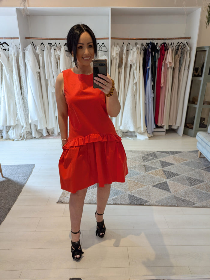 Closet Coral Ruffle dress 14