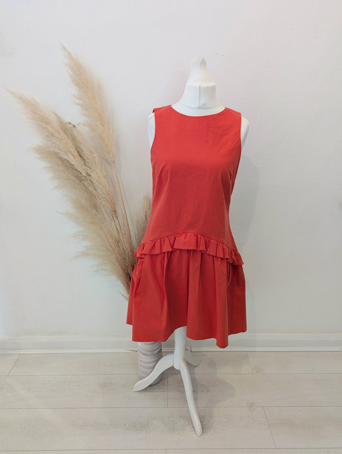Closet Coral Ruffle dress 14
