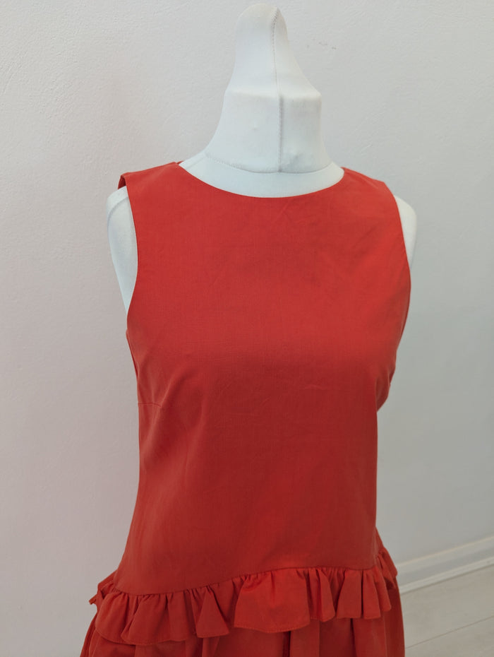 Closet Coral Ruffle dress 14