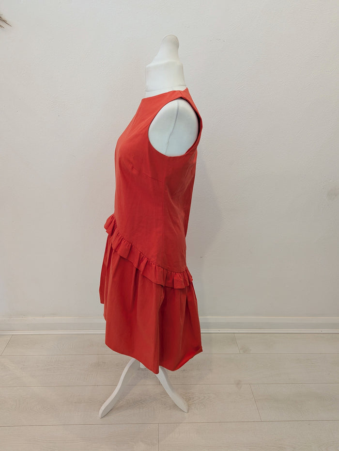 Closet Coral Ruffle dress 14