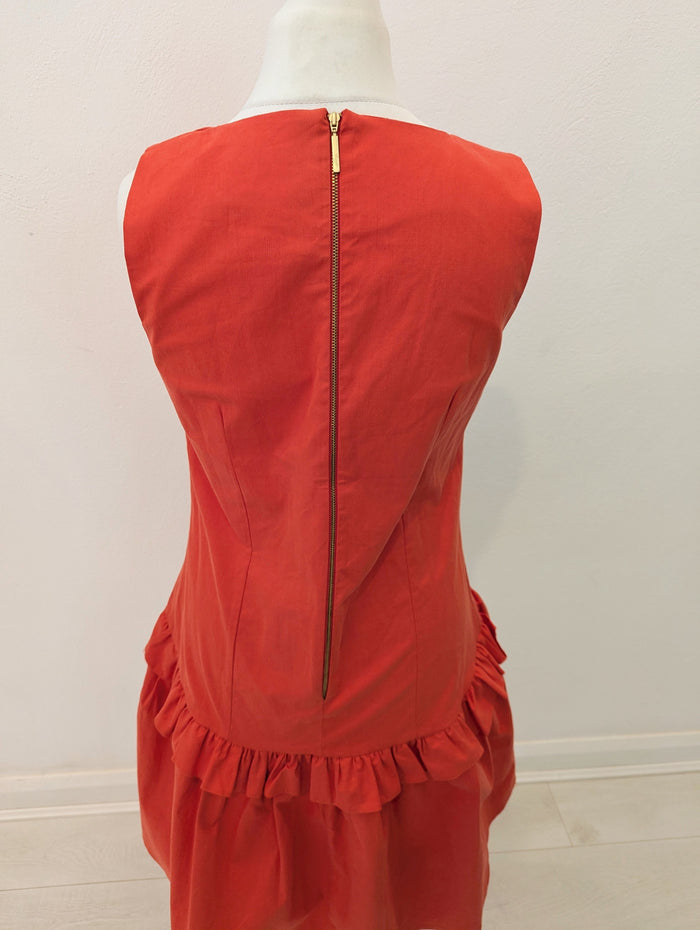 Closet Coral Ruffle dress 14