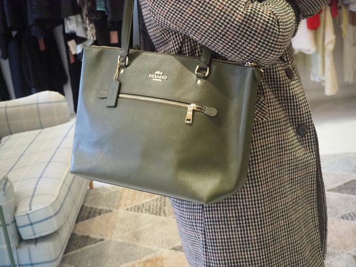 Coach Khaki Shopper New