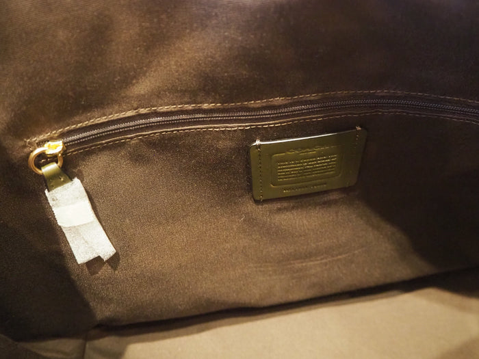 Coach Khaki Shopper New