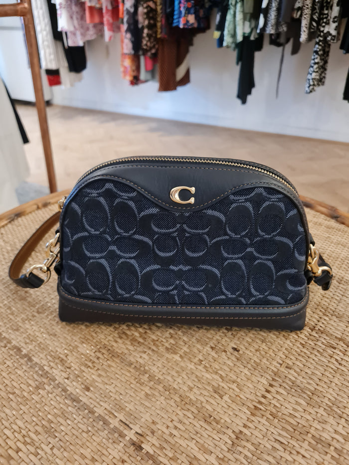 Coach Navy Denim Cross Body Bag
