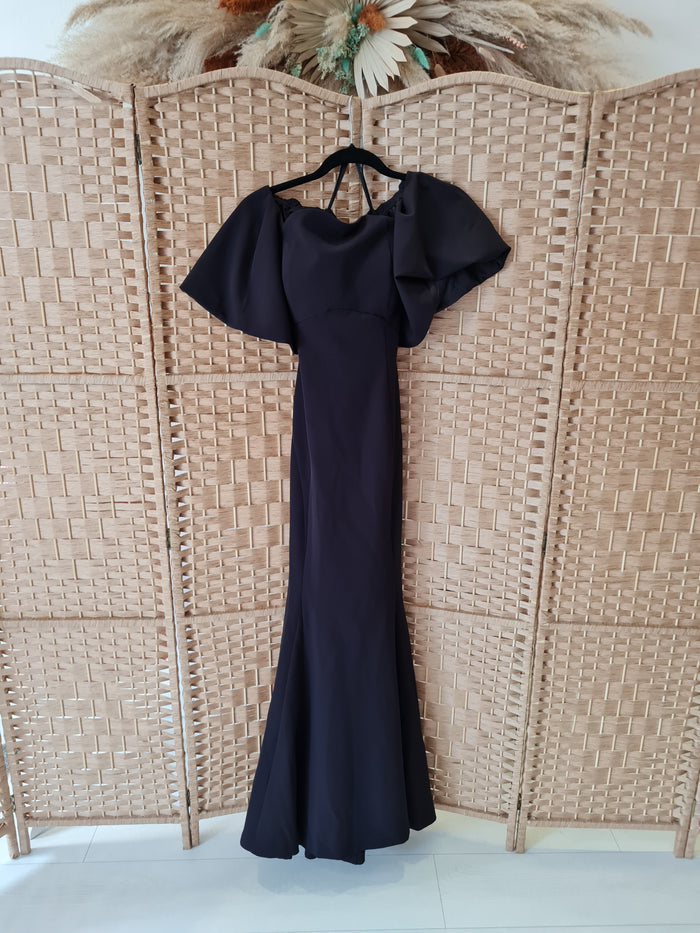 Coast black full length dress 8