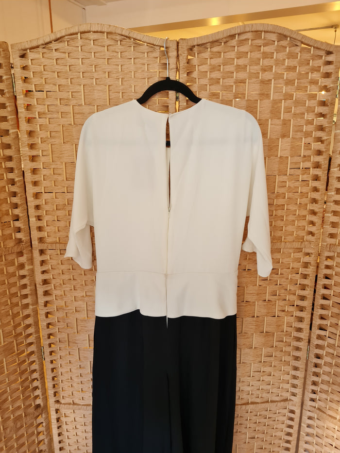 Coast Black & White Jumpsuit Size 14