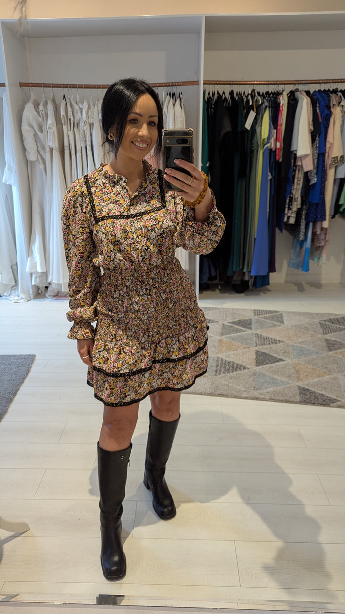 Coast Floral Elastic Waist Dress 14