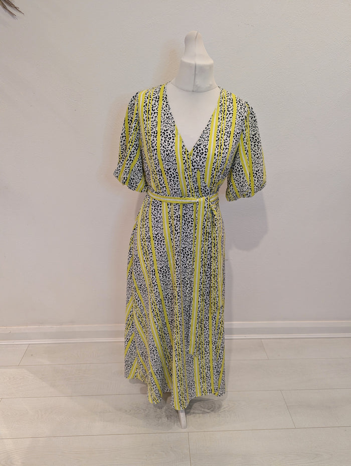 Coast Neon Animal Wrap Dress 12