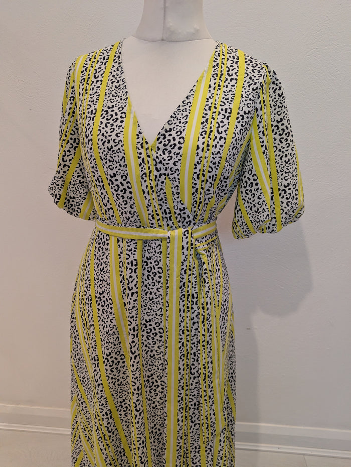 Coast Neon Animal Wrap Dress 12