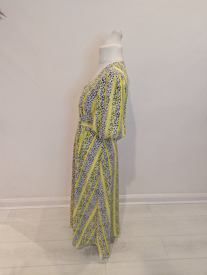 Coast Neon Animal Wrap Dress 12