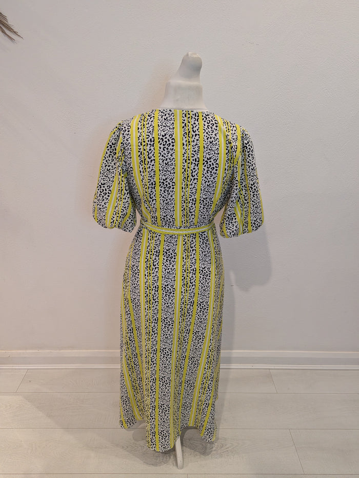 Coast Neon Animal Wrap Dress 12