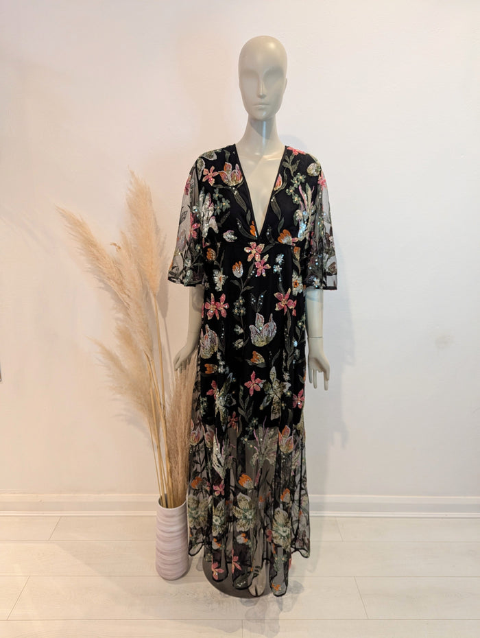 Coast Sequin Maxi Dress 18