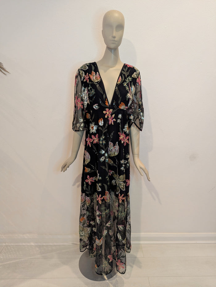 Coast Sequin Maxi Dress 18