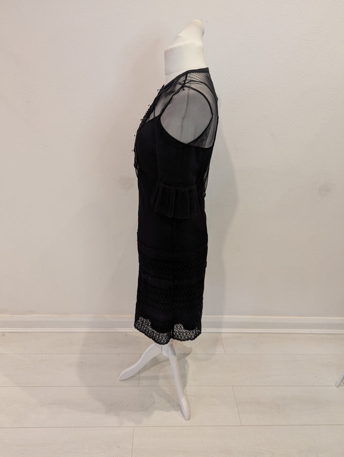 Coast Sheer Black Dress 14