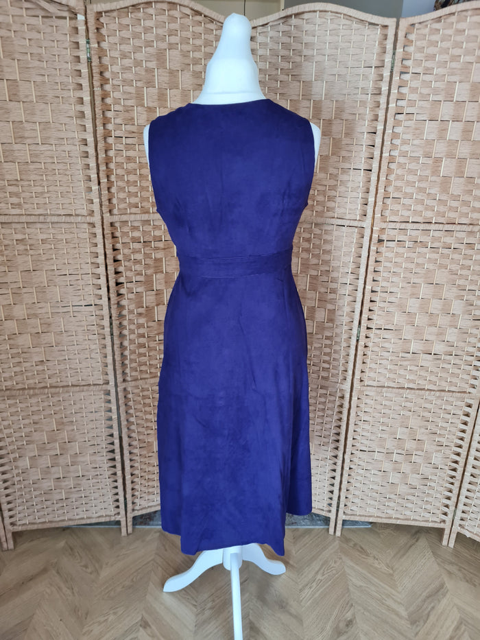 Compania Fantastica Purple Cord Dress M NWT