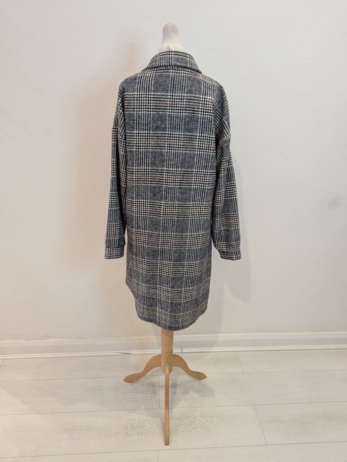 Copperose Checked Shacket S