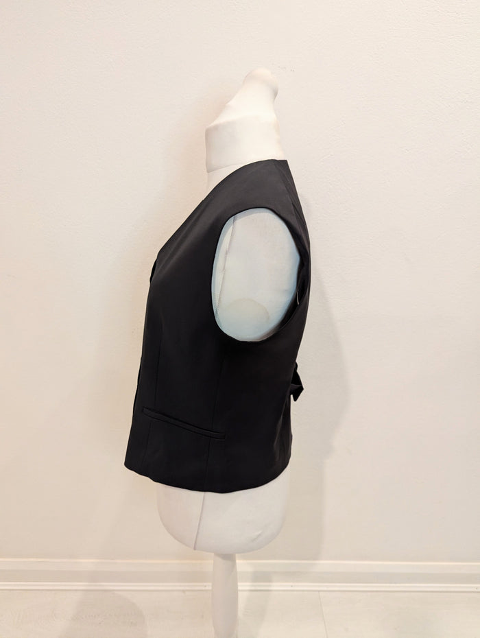 COS Black waistcoat 42