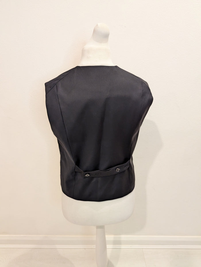 COS Black waistcoat 42