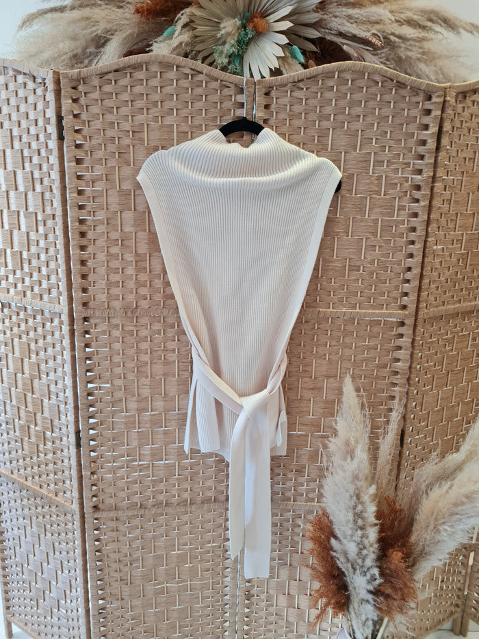 Cos cream knitted tabbard NEW RRP £69