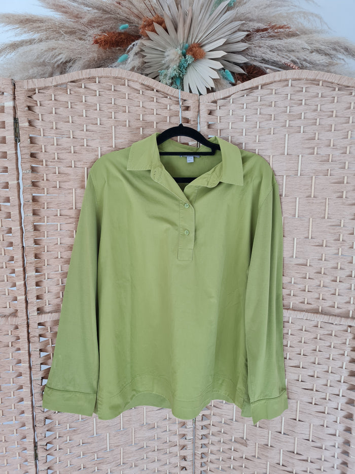 Cos Green Shirt Size Small