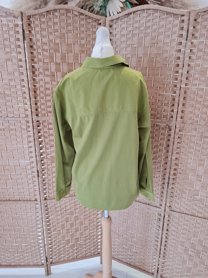 Cos Green Shirt Size Small