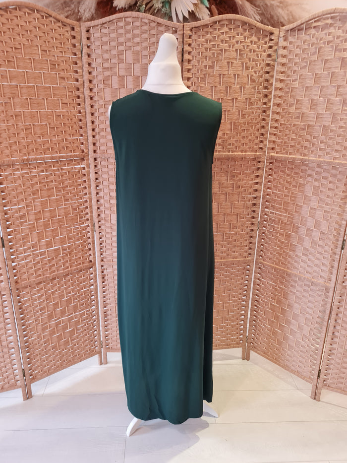 Cos Green Sleevless Maxi Dress