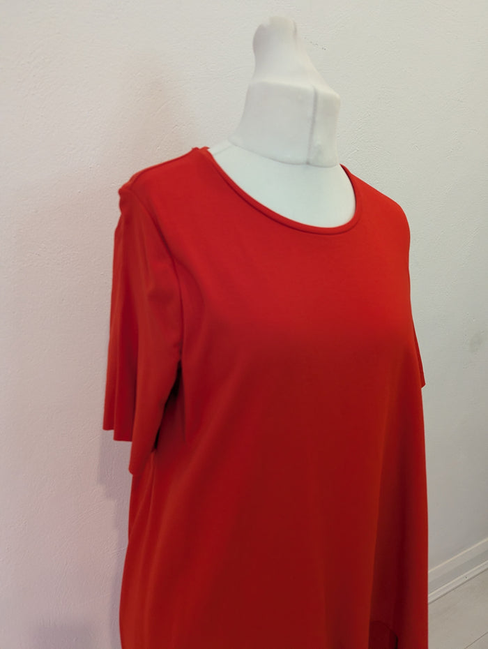 Cos Orange Dip hem dress L