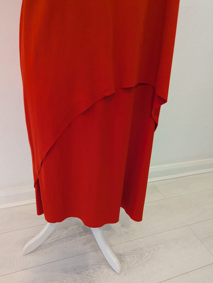 Cos Orange Dip hem dress L