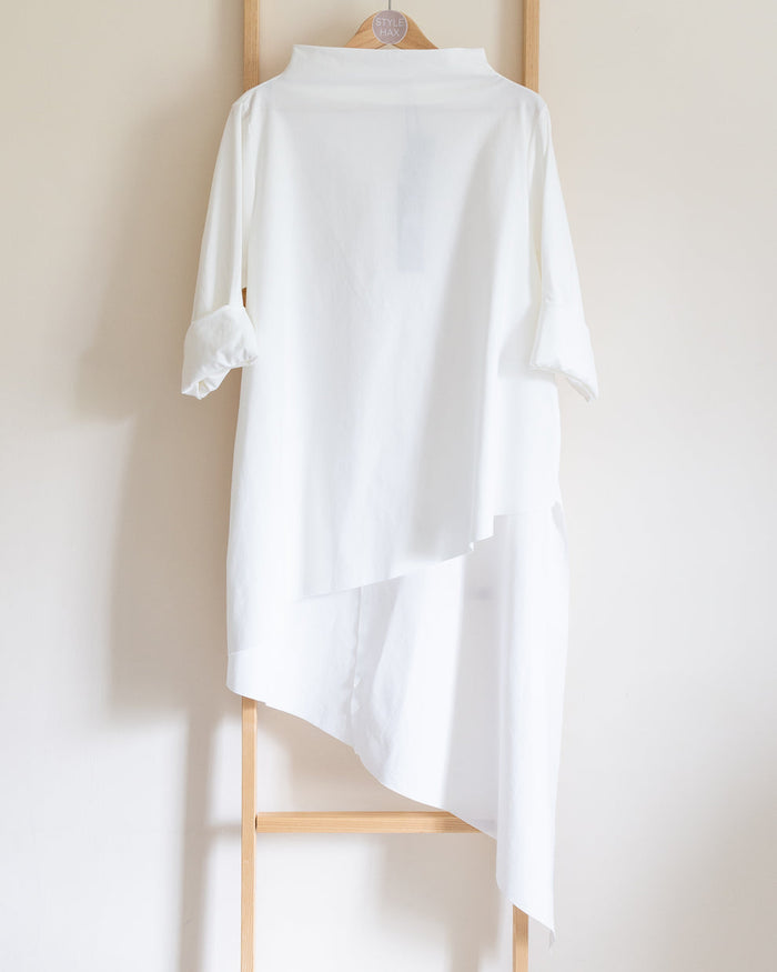 Coss asymmetric top white