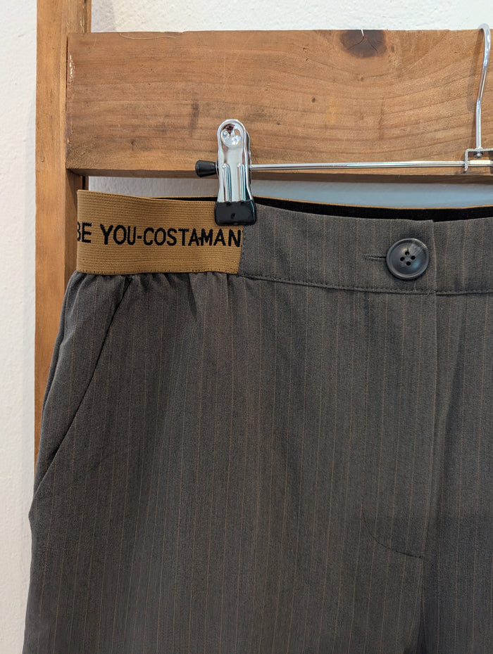 Costa 8 Mani Grey pinstripe Trousers XL