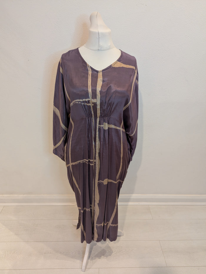 Costa 8 Mani Purple Dahlia Dress L NWT RRP £106