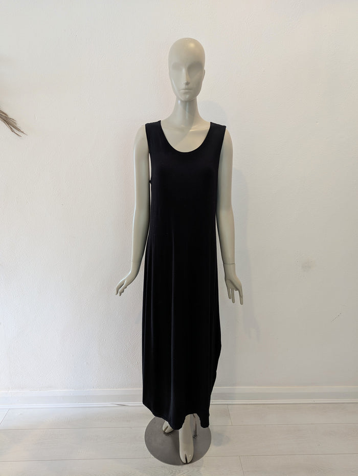 Cover Up Femme Black/ Purple Knit Maxi M