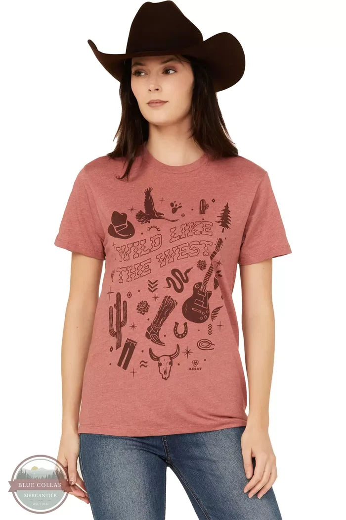 Ariat 10051436 Cowboy Country T-Shirt Front View