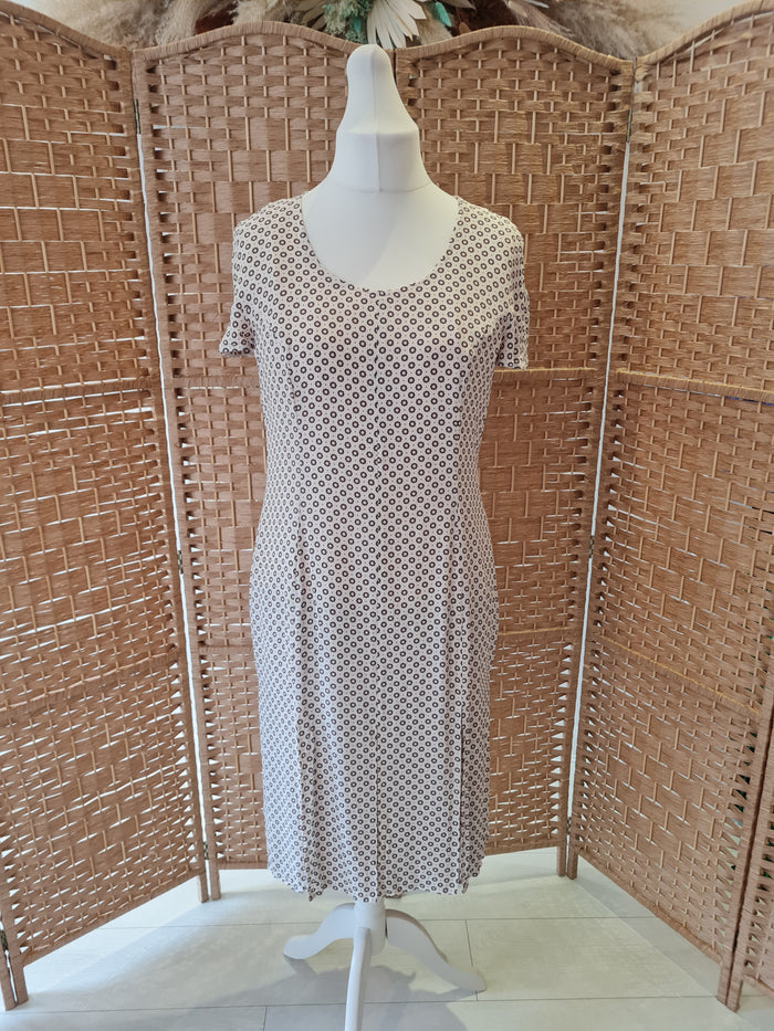 Cream and Brown Midi 12/14