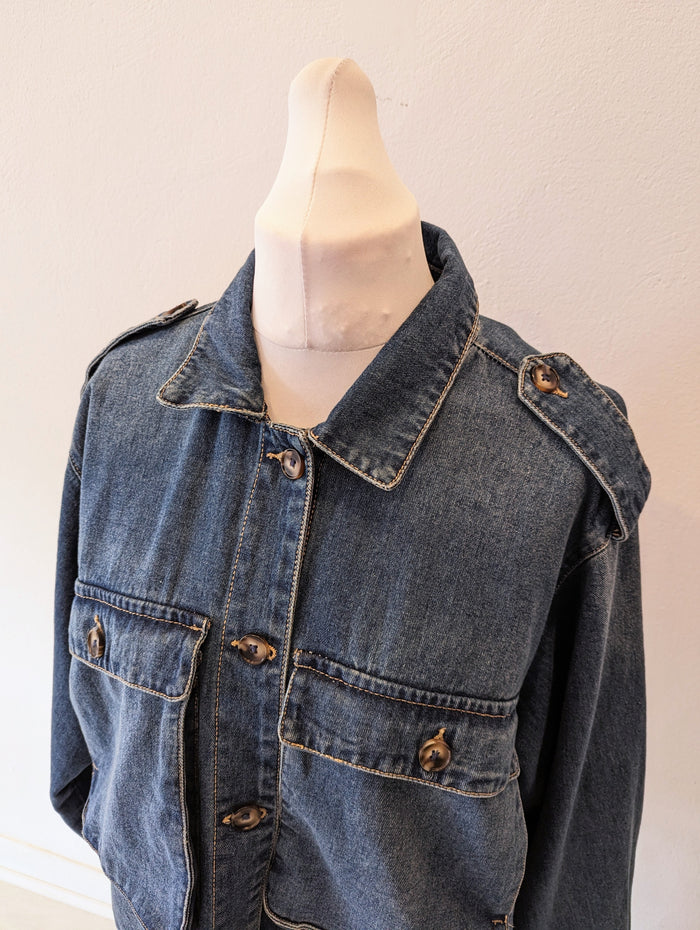 Culture Denim Shacket L