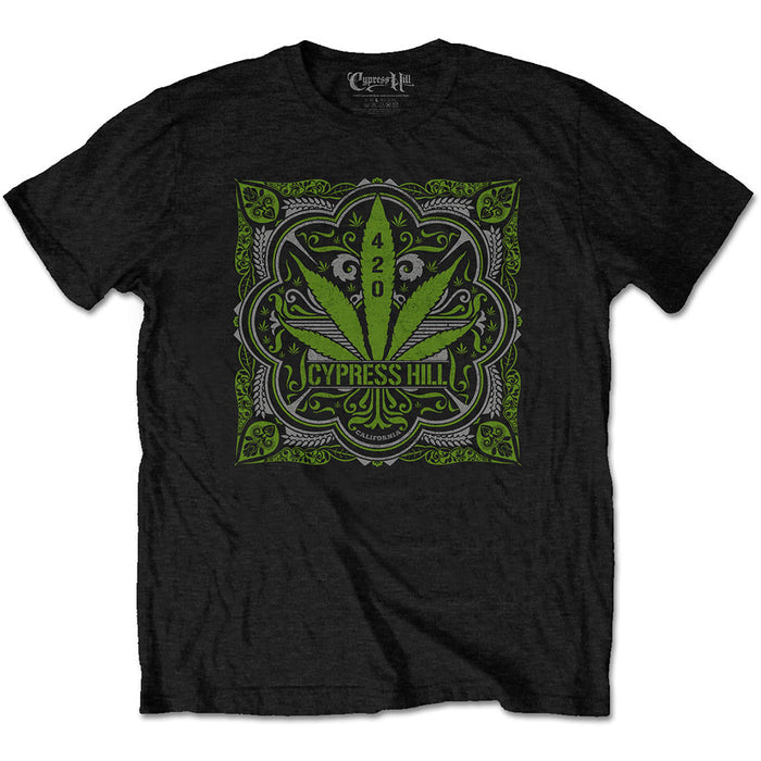 Cypress Hill T-Shirt -420 Leaf Rock Off