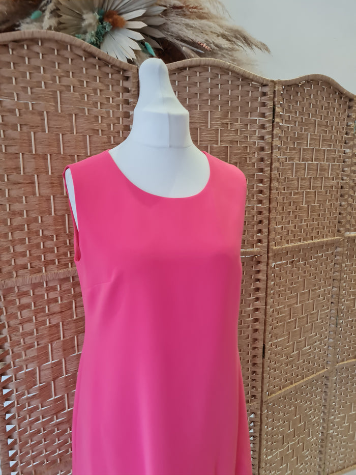 Daisy May Pink Dress & overlay Back fasten Jacket 14